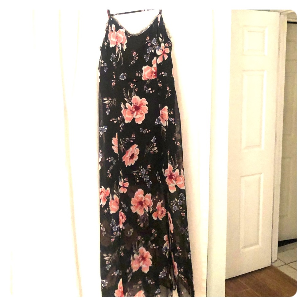 Floral maxi dress